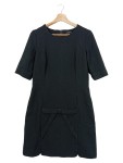 Vorschaubild 1 von Damen Etuikleid Gr. 38/M Schwarz Business Kleid mit Schleife