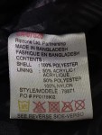 Vorschaubild 4 von Herren Steppjacke Gr. 52/L Gestreift Grau Outdoor Kapuze