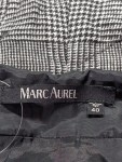 Vorschaubild 3 von Damen Faltenrock Gr. 40/L Kariert Grau Business Elegant 46cm