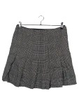 Vorschaubild 2 von Damen Faltenrock Gr. 40/L Kariert Grau Business Elegant 46cm
