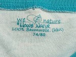 Vorschaubild 3 von Baby Body Gr. 74/80 Blau Wal Motiv Baumwolle Einteiler Kinder