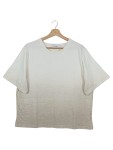 Vorschaubild 1 von Herren T-Shirt Weiß Gr. 50/L Casual Minimalistisch Farbverlauf