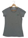 Vorschaubild 1 von Damen T-Shirt Grau Gr. 32/XS Basic Casual