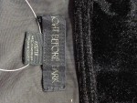 Vorschaubild 3 von Damen Freizeitkleid Samt Schwarz Gr. 32/XXS Elegant Vintage