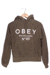 Vorschaubild 1 von Damen Kapuzenpullover Hoodie XXS/32 Braun Tiermotive Casual Streetwear