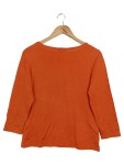 Vorschaubild 2 von Langarmshirt Damen Gr. 38/M Orange Basic Casual