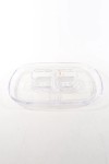 Vorschaubild 1 von Dipschale Glas Transparent 2 Teile Modern Minimalistisch Servierplatte