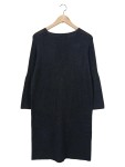 Vorschaubild 2 von V MILANO Damen Strickkleid Schwarz Gr. 38/M Casual V-Ausschnitt Midikleid