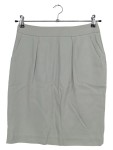 Vorschaubild 1 von Damen Faltenrock Gr. 36/S Grau Business Elegant Midirock