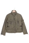 Vorschaubild 1 von Kinder Outdoorjacke Gr. 164 Grün Kapuze Gesteppt Casual Herbst Winter