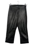 Vorschaubild 1 von Damen Lederhose Gr. 40 Schwarz Elegant Klassisch Modell FUGE