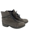 Vorschaubild 1 von Damen Stiefelette 39 Grau Nieten Reißverschluss Casual