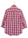Vorschaubild 2 von Hemdbluse Damen Gr. 36/S Rosa Kariert Baumwolle