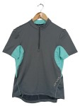 Vorschaubild 1 von Sport Shirt Damen Gr. 36/S Grau Kurzarm Laufshirt Funktionsshirt