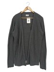 Vorschaubild 1 von Damen Strickjacke Cardigan Grau 42/XL Baumwolle Polyacryl Klassisch
