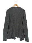 Vorschaubild 2 von Damen Strickjacke Cardigan Grau 42/XL Baumwolle Polyacryl Klassisch