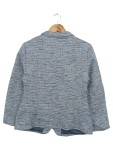 Vorschaubild 2 von Damen Blazer Gr. 38/M Blau Meliert Klassisch Business