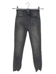 Vorschaubild 1 von Damen Jeans Skinny Fit W24/32/XXS Grau High Rise Fransen