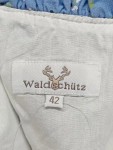 Vorschaubild 3 von WALDSCHÜTZ Dirndl Trachtenkleid A-Linie 42 XL Blau Punkte Rüschen Schleife