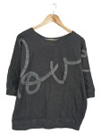 Vorschaubild 1 von Damen Sweatshirt Grau Gr. 36/S Casual mit Schriftzug