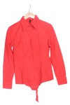 Vorschaubild 1 von Benetton Damen Hemdbluse Rot Gr. 36/S Elegant Klassisch Preppy Baumwolle