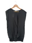 Vorschaubild 1 von Festliches Kleid Ärmellos Raffungen Schwarz Gr. 32 XXS