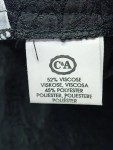 Vorschaubild 4 von Faltenrock Damen Gr. 38 Schwarz Elegant Florales Muster