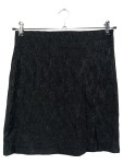 Vorschaubild 1 von Faltenrock Damen Gr. 38 Schwarz Elegant Florales Muster