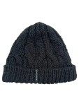 Vorschaubild 1 von Damen Mütze Zopfstrick Schwarz One Size Casual Beanie