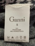 Vorschaubild 4 von Damen Strickkleid 36/S Kariert Schwarz Midi Elegant