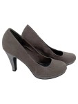 Vorschaubild 1 von Damen Pumps Gr. 39 Grau Elegant Glitzer Absatz