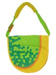 Vorschaubild 2 von Kinder Umhängetasche Mehrfarbig Monster Design Farbenfroh 25x22cm