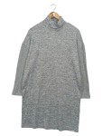 Vorschaubild 1 von Damen Strickkleid Rollkragen Grau Meliert Gr. 38;M Herbst/Winter