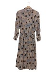 Vorschaubild 1 von Hemdblusenkleid Gr. 36 Viskose Vintage