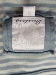 Vorschaubild 3 von Damen Freizeitkleid Gr. 36/S Grün Gestreift Baumwolle Klassisch