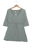 Vorschaubild 1 von Damen Freizeitkleid Gr. 36/S Grün Gestreift Baumwolle Klassisch