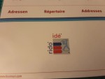 Vorschaubild 3 von Rido ide Schreibmappe Notizbuch Adressen Einlagen Grau 93x172mm