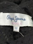 Vorschaubild 3 von PEPE JEANS Blusenkleid Damen Schwarz Gr. 42/XL Elegant Sterne