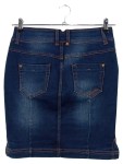 Vorschaubild 2 von Damen Jeansrock Gr. 36/S Blau Casual Midirock