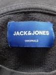 Vorschaubild 3 von Sweatshirt Herren Blau Gr. 48/M Baumwolle Schriftzug Casual Langarm