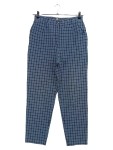 Vorschaubild 1 von Damen Stoffhose Gr. 40 L Blau Kariert Casual Freizeithose