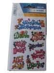 Vorschaubild 1 von Kreativ Bastelset Sticker Mehrfarbig Grußkarten Deko Kinder Basteln