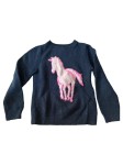 Vorschaubild 1 von Mädchen Pullover Einhorn Gr. 128 Blau Casual Langarm