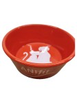 Vorschaubild 1 von Futternapf Keramik Napf Rot für Hund Katze Tier