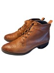 Vorschaubild 1 von Stiefeletten Damen Gr. 37/38 Leder Braun Schnürer