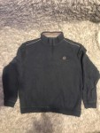 Vorschaubild 2 von Herren Sweatshirt Pullover Grau XL mit Reißverschluss Baumwolle