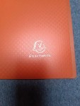 Vorschaubild 2 von Schreibmappe Orange Strukturmuster Dokumentenmappe Büro Schule