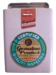 Vorschaubild 1 von Vintage Zigarettenhülle Blechdose Mehrfarbig Schriftzug Uni