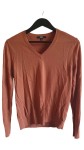 Vorschaubild 1 von Damen Pullover Gr. 36/S Braun V-Ausschnitt Casual