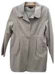 Vorschaubild 1 von Damen Übergangsmantel klassisch beige Langarm Knopfleiste Gr. 44 XXL